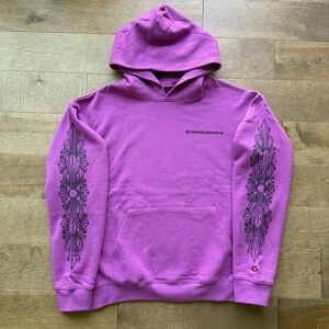 Chrome Hearts Matty Boy Chomper Graphic Hoodie Purple